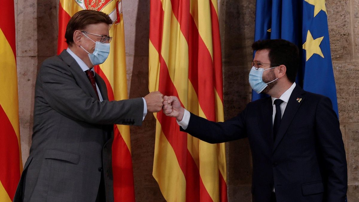 Reunión de Ximo Puig y Pere Aragonés en Valencia Reunión de Ximo Puig y Pere Aragonés en Valencia