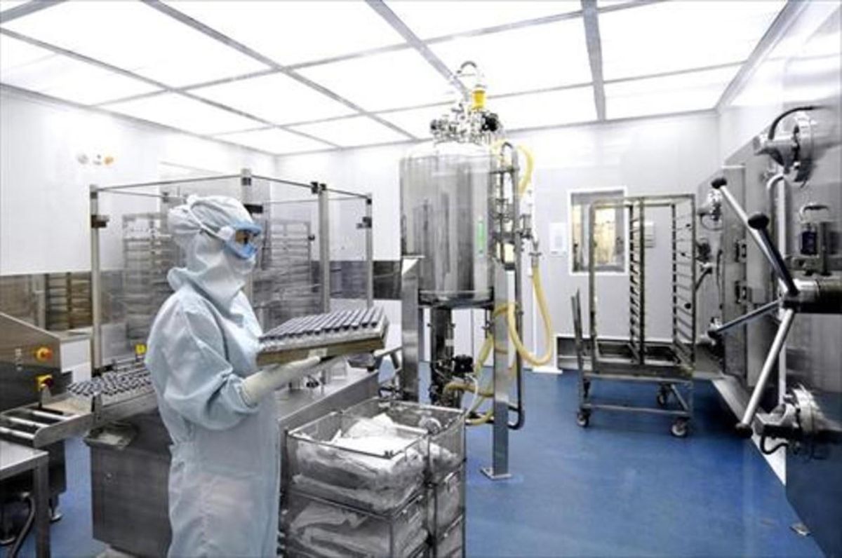 Un aspecto de un laboratorio de Reig Jofre en Barcelona. Un aspecto de un laboratorio de Reig Jofre en Barcelona.