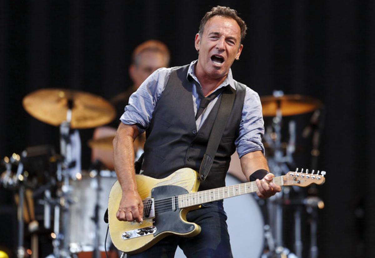 Actuación de Bruce Springsteen, en Boston, el pasado agosto.