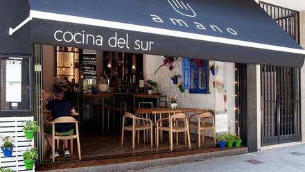 El restaurante Amano del Sur está en el barrio de Las Letras.