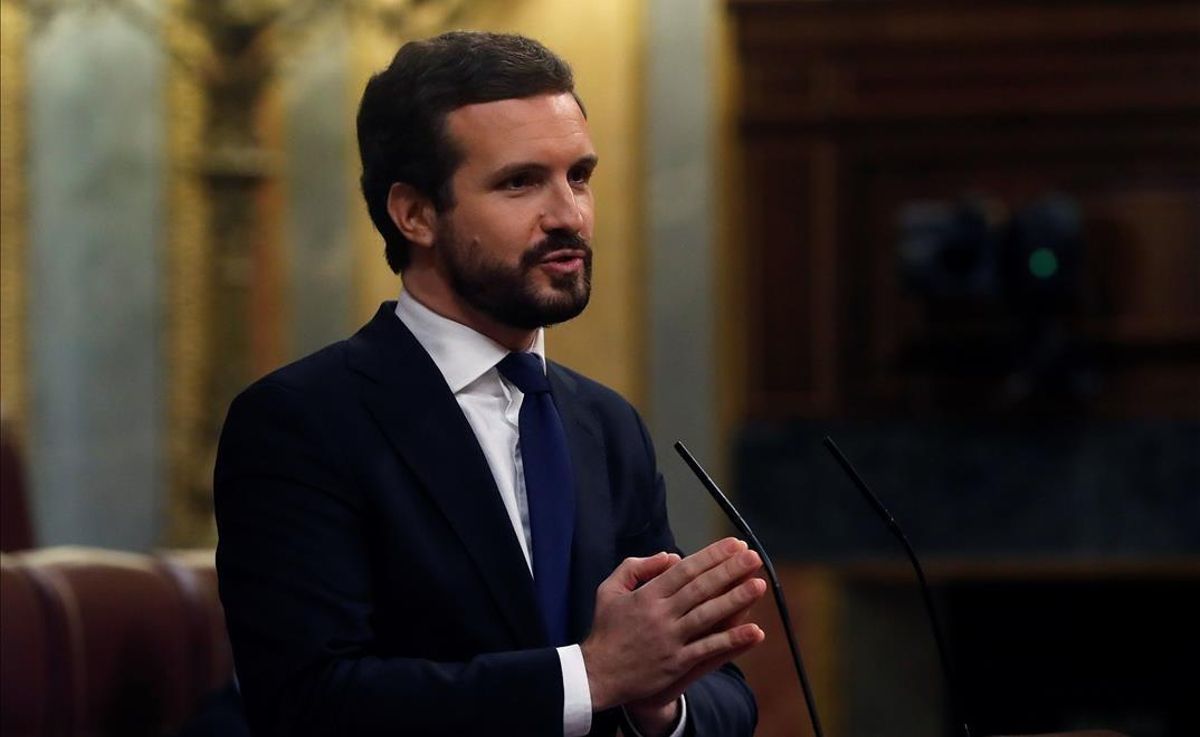 El líder del PP, Pablo Casado. El líder del PP, Pablo Casado.
