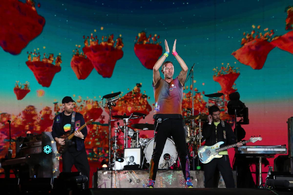 Coldplay en el Estadi Olímpic Lluis Companys