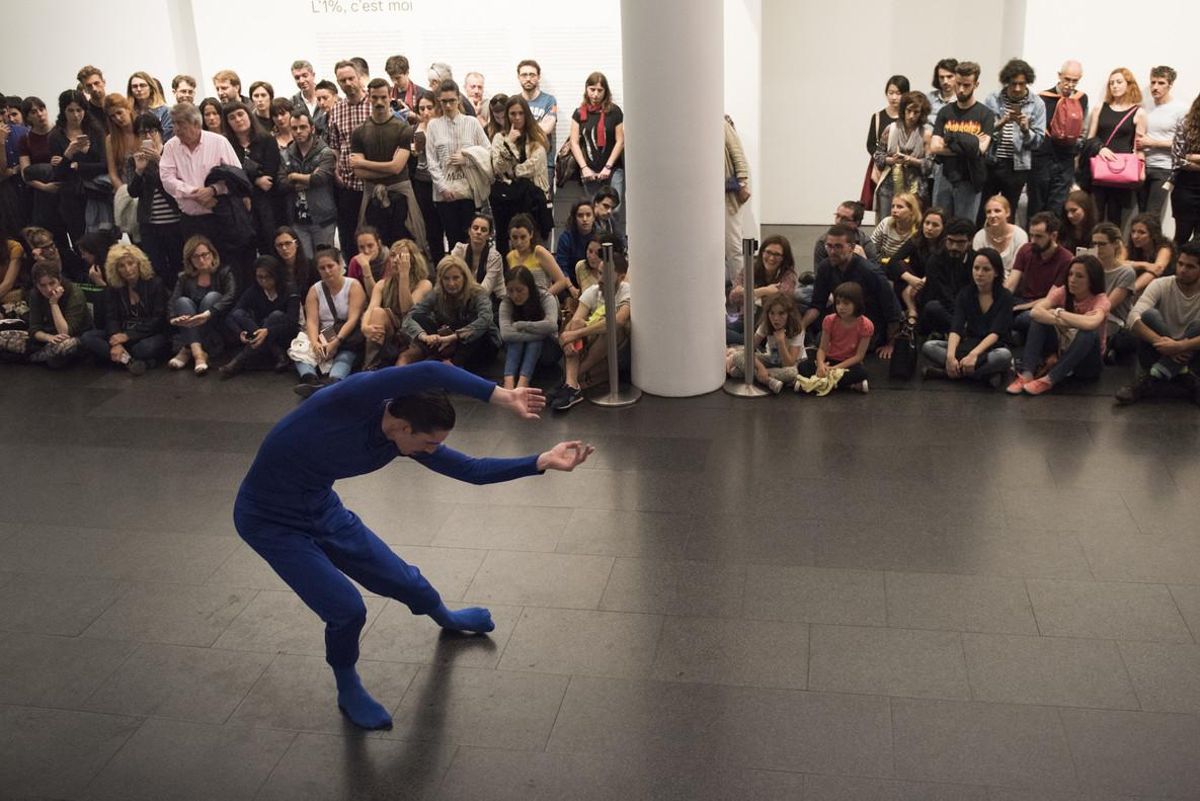 Espectáculo de danza en el Macba durante la Nit dels Museus 2016. Espectáculo de danza en el Macba durante la Nit dels Museus 2016.