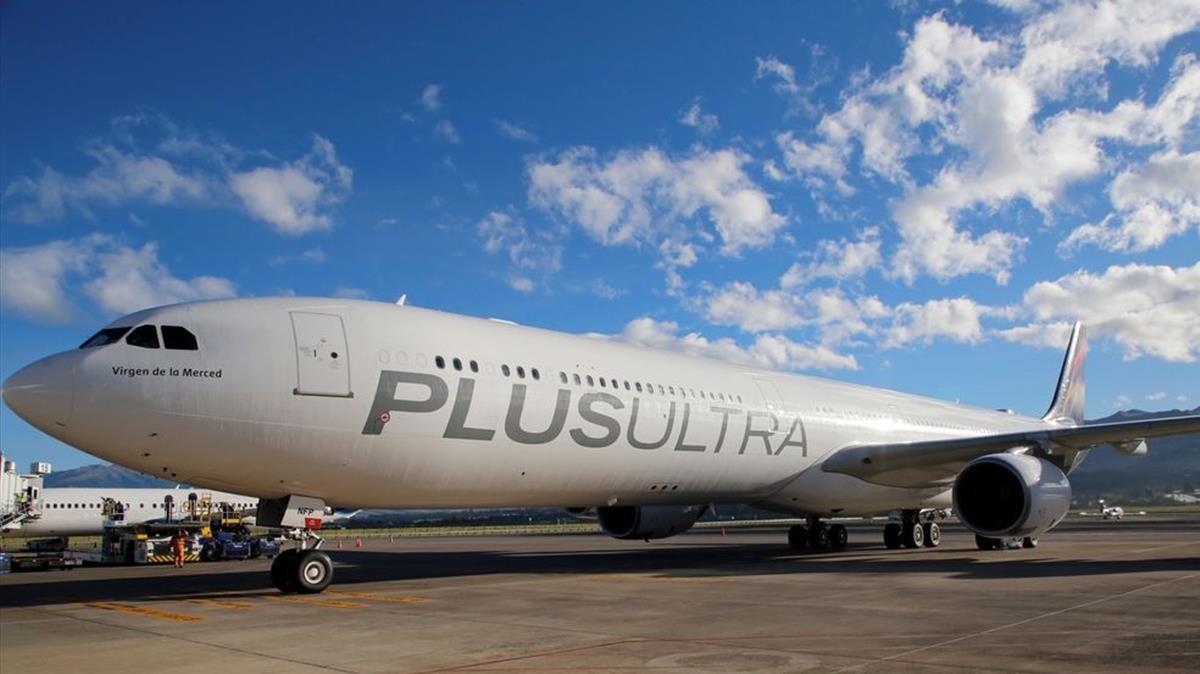 Un avión de Plus Ultra