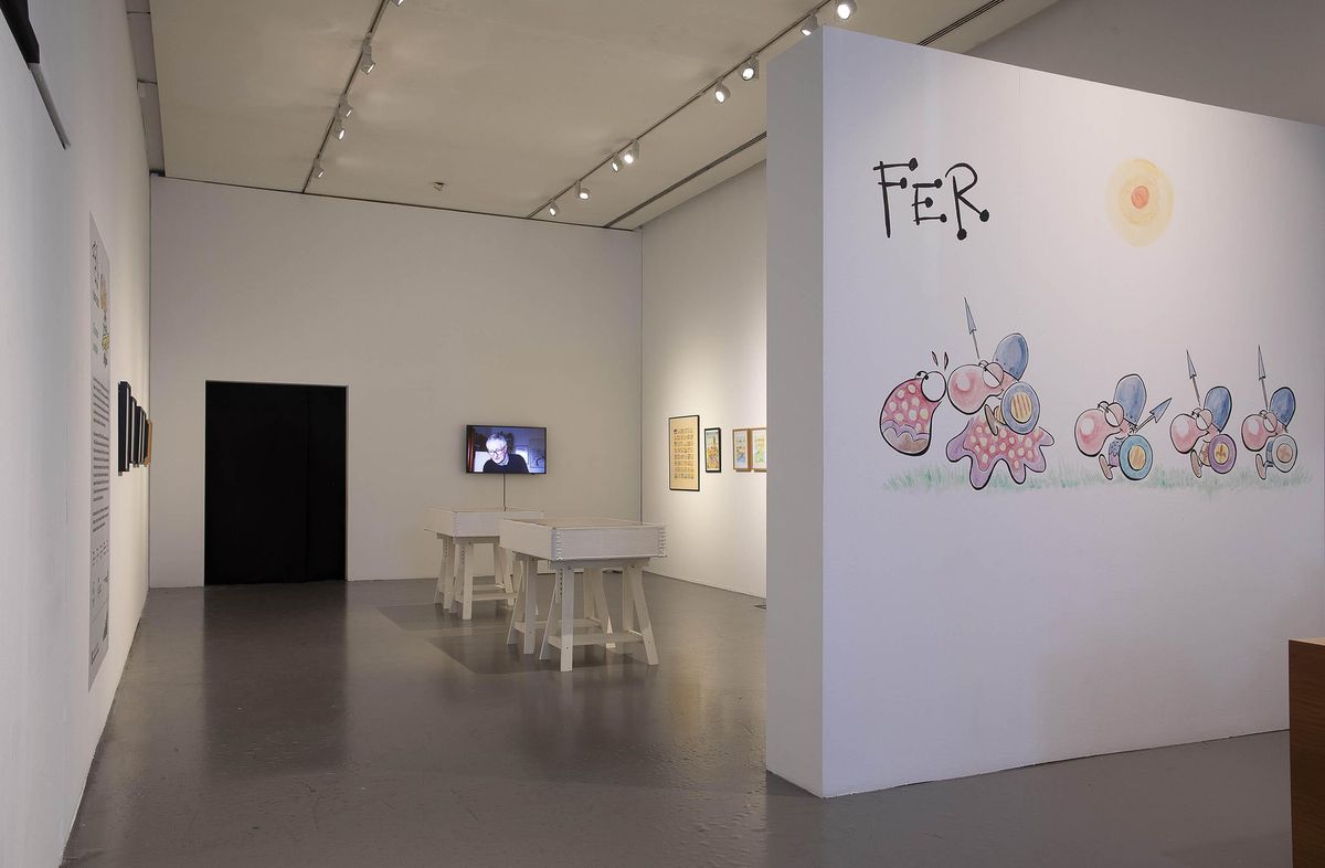 Aspecto general de la exposición ’Fer, l’humor amable’ Aspecto general de la exposición ’Fer, l’humor amable’