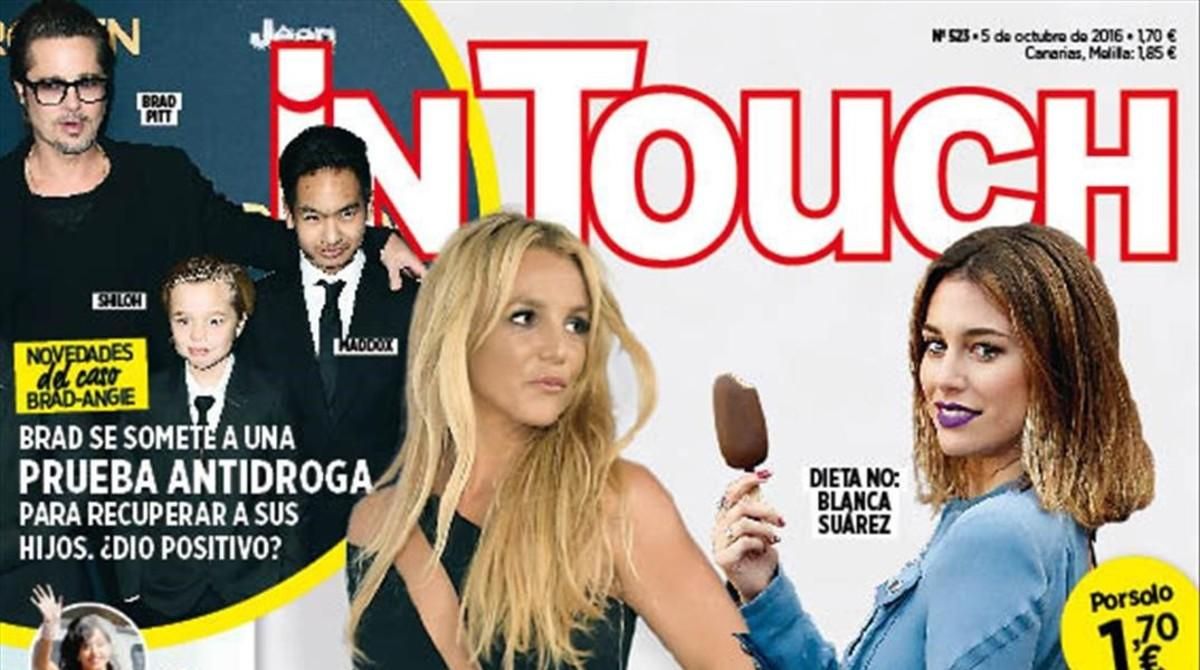 Portada de la revista ’In Touch’. Portada de la revista ’In Touch’.