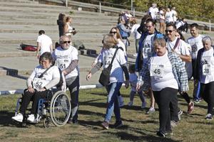Carrera solidaria del ictus en Girona el año pasado.