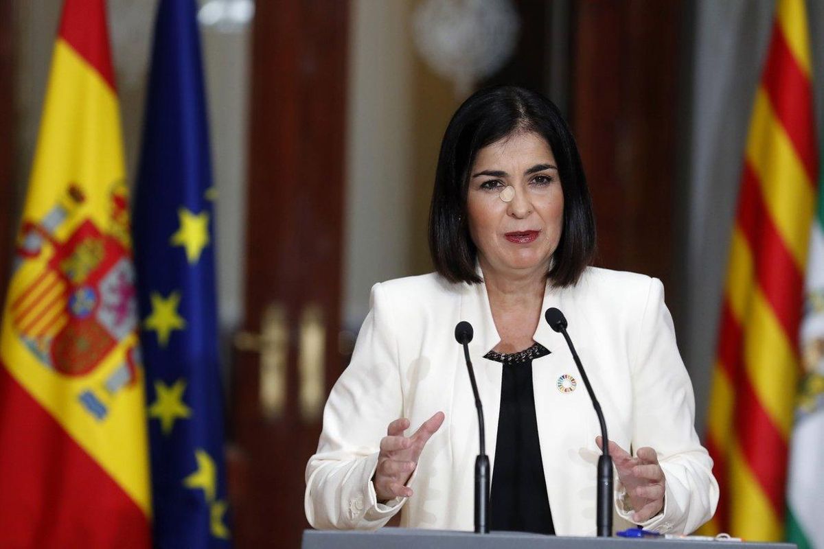 MADRID, 26/10/2020.- La ministra de Política Territorial y Función Pública, Carolina Darias, durante la rueda de prensa posterior a la Conferencia de presidentes autonómicos celebrada este lunes en Madrid donde se ha analizado el reparto de los fondos europeos de reconstrucción. EFE/Chema Moya POOL MADRID, 26/10/2020.- La ministra de Política Territorial y Función Pública, Carolina Darias, durante la rueda de prensa posterior a la Conferencia de presidentes autonómicos celebrada este lunes en Madrid donde se ha analizado el reparto de los fondos europeos de reconstrucción. EFE/Chema Moya POOL