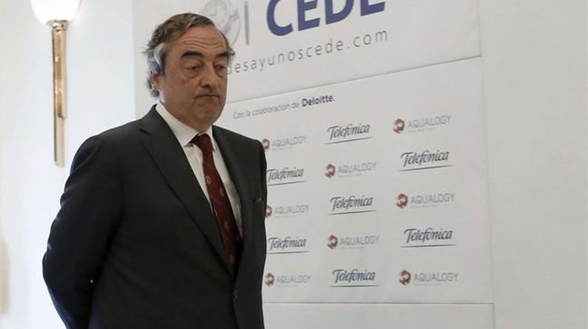El presidente de la CEOE, Juan Rosell. El presidente de la CEOE, Juan Rosell.