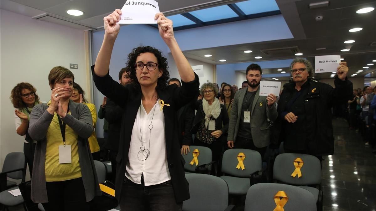 ERC rechaza una candidatura conjunta solo con el PDECat ERC rechaza una candidatura conjunta solo con el PDECat