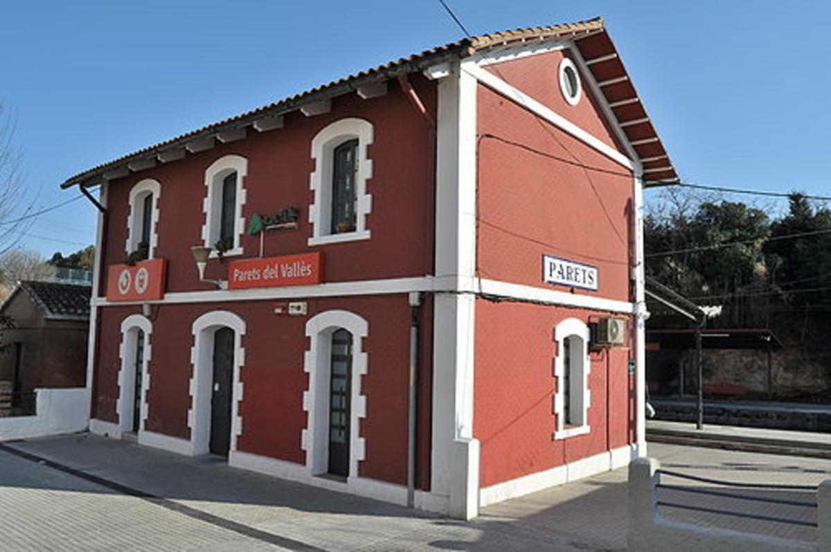 Estación de tren de Parets del Vallès.