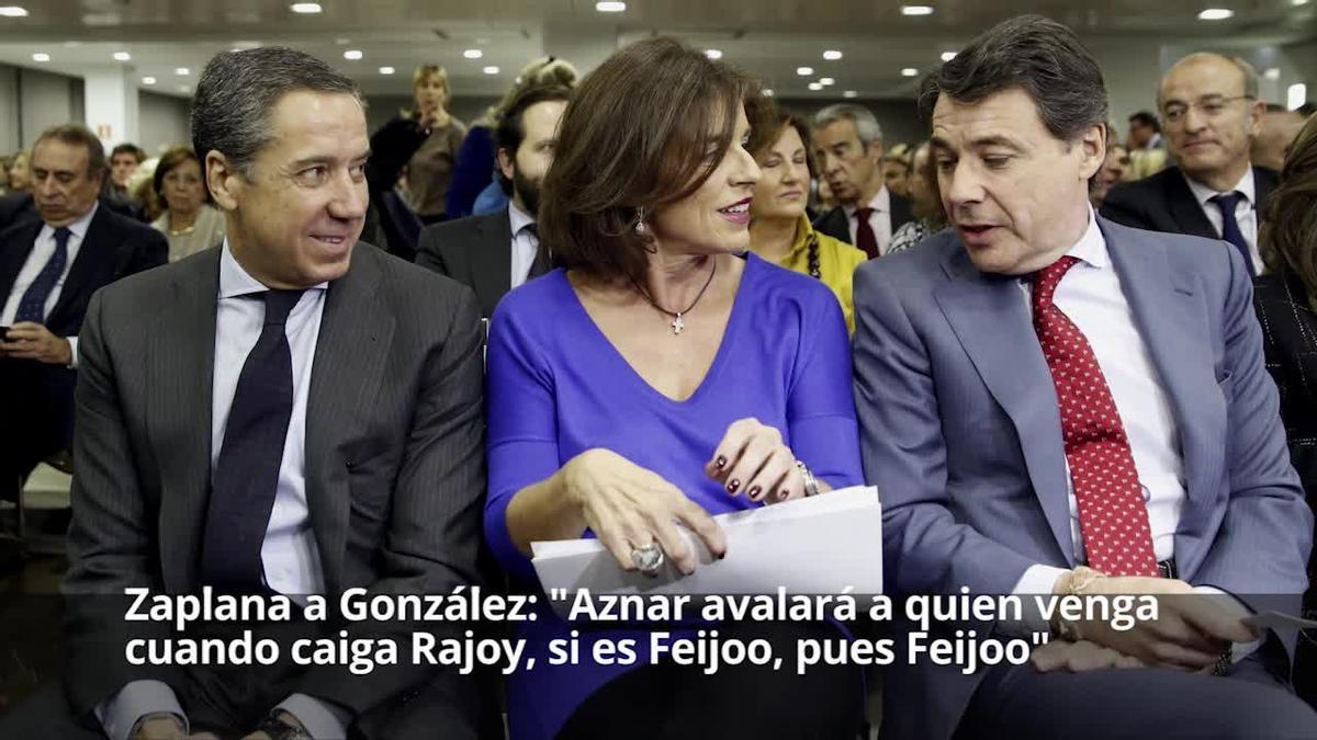  Grabación del ’caso Lezo’ en el que Zaplana y González hablan de Aznar y el sucesor de Rajoy.