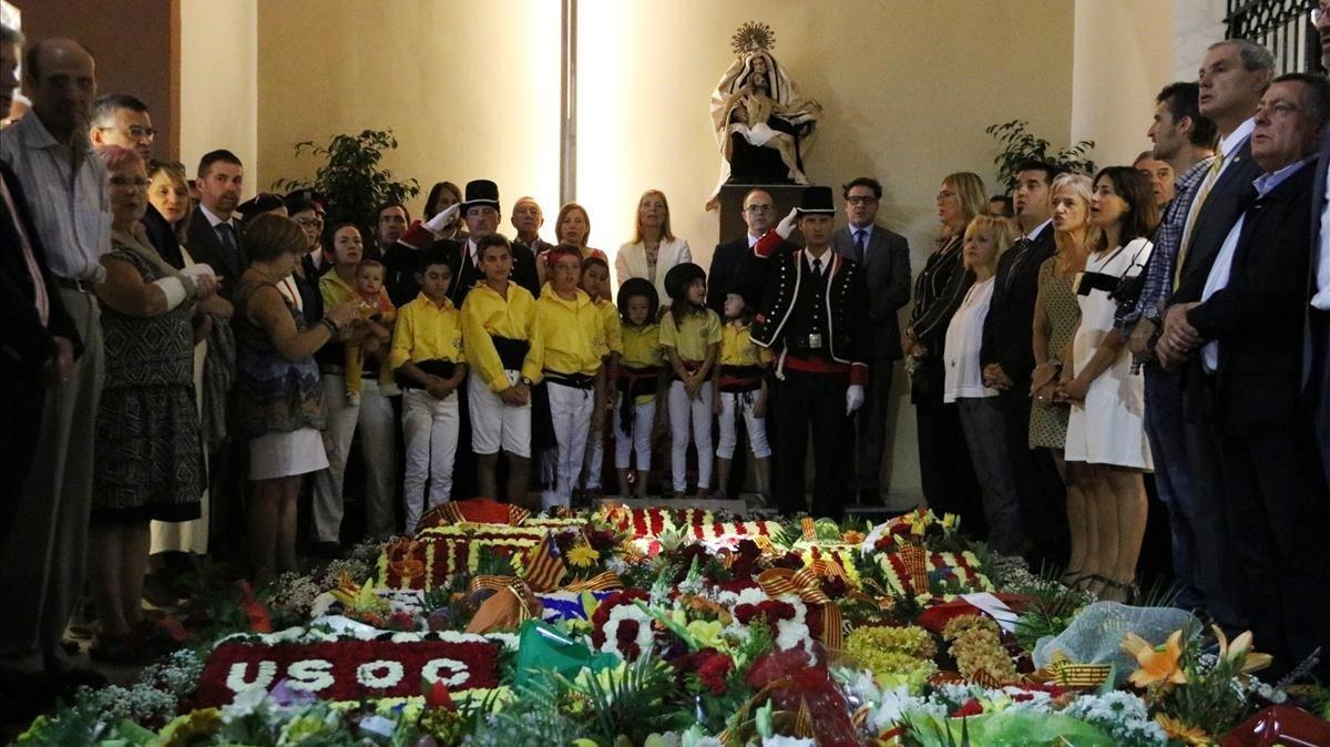 Sant Boi suspende el acto institucional de la Diada