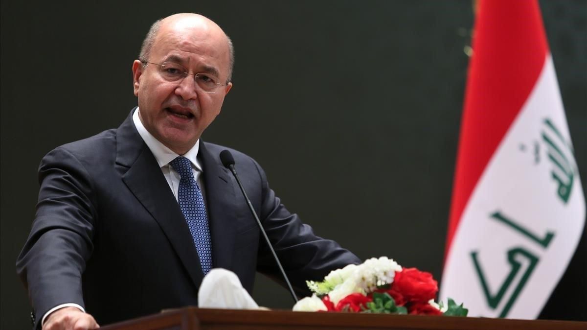 El presidente de Irak, Barham Saleh. El presidente de Irak, Barham Saleh.