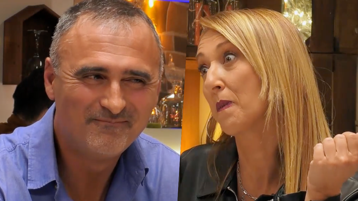 La pregunta que va acabar amb la cita de la Mara i l’Antonio a ‘First Dates’: «No me n’he anat perquè tinc educació» La pregunta que va acabar amb la cita de la Mara i l’Antonio a ‘First Dates’: «No me n’he anat perquè tinc educació»
