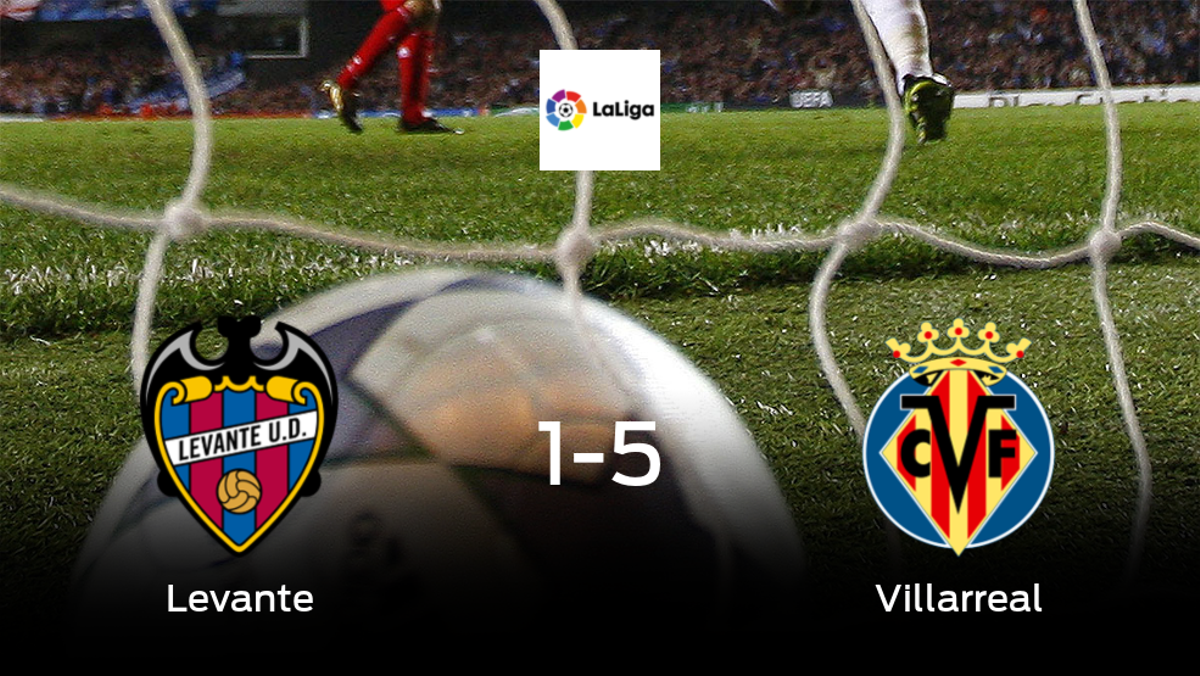 Goleada del Villarreal ante el Levante (1-5) Goleada del Villarreal ante el Levante (1-5)