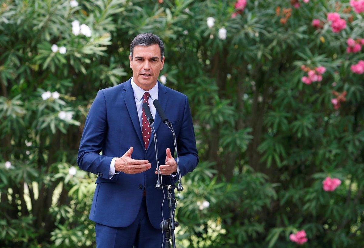 El presidente en funciones, Pedro Sánchez, a principios de mes en el Palacio de Marivent de Mallorca. El presidente en funciones, Pedro Sánchez, a principios de mes en el Palacio de Marivent de Mallorca.