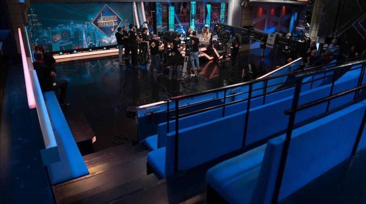 El plató de ’El hormiguero’ (A-3 TV), sin público por el coronavirus. El plató de ’El hormiguero’ (A-3 TV), sin público por el coronavirus.