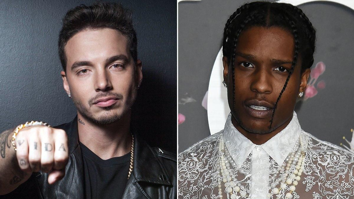 J. Balvin y A$ap Rocky. J. Balvin y A$ap Rocky.