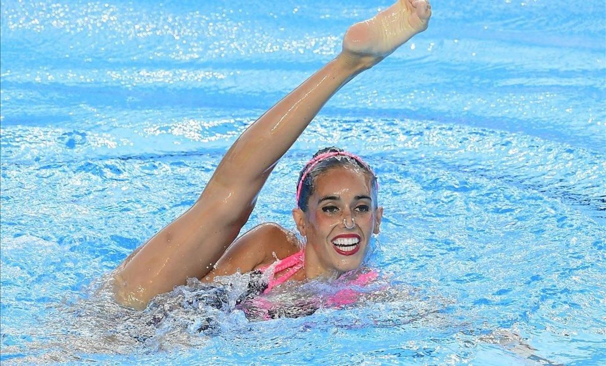 Ona Carbonell, durante un ejercicio. Ona Carbonell, durante un ejercicio.