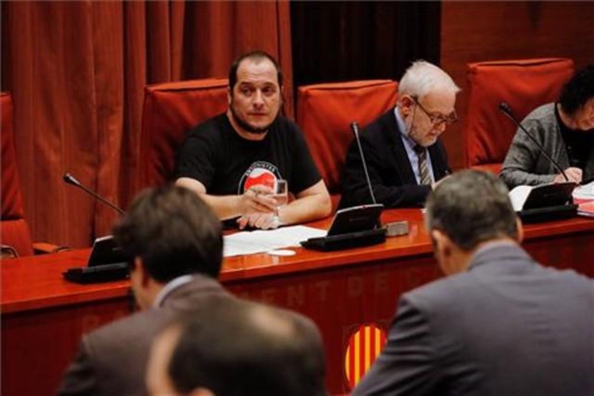 El líder de la CUP, David Fernàndez. El líder de la CUP, David Fernàndez.