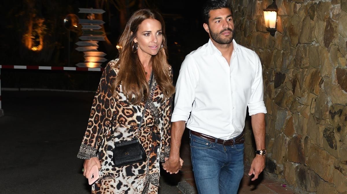 Paula Echevarría y Miguel Torres, en Estepona el mes pasado. Paula Echevarría y Miguel Torres, en Estepona el mes pasado.