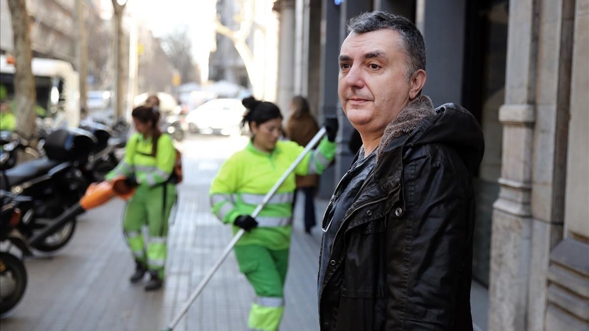 El escritor Manuel Vilas, en Barcelona. El escritor Manuel Vilas, en Barcelona.