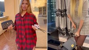 Influencers rusos están cortando sus bolsos de Chanel en protesta después de que la casa de lujo les prohibiera comprar sus productos.