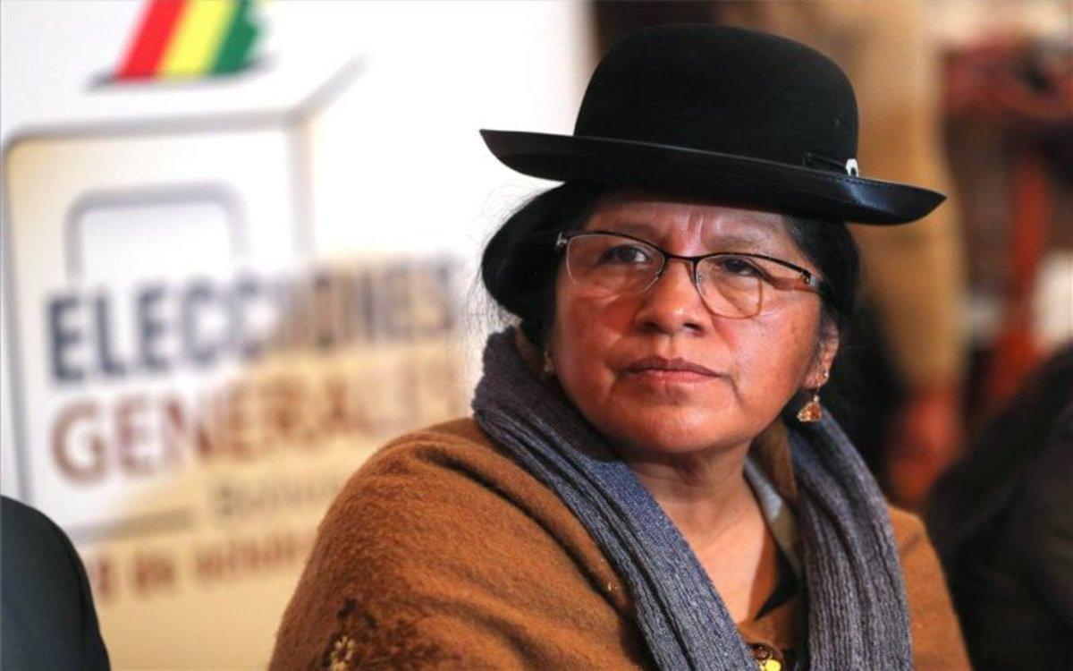 La expresidente del Tribunal Supremo Electoral  de Bolivia, María Eugenia Choque Quispe.