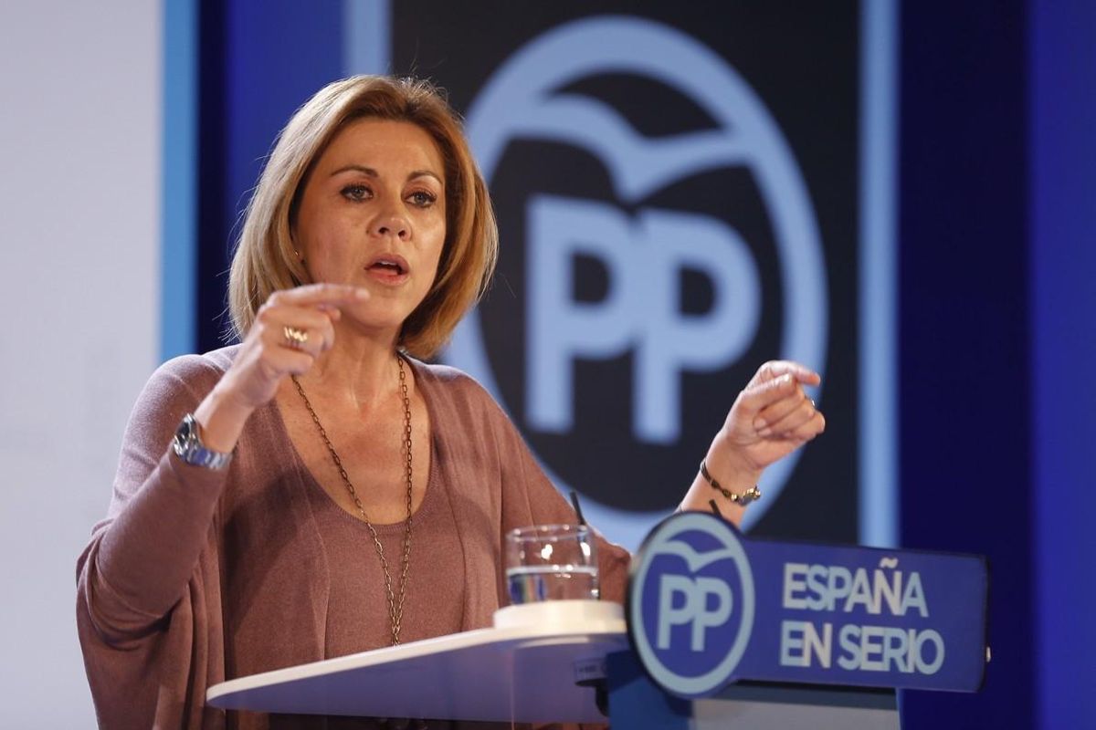 La secretaria general del PP, María Dolores de Cospedal. La secretaria general del PP, María Dolores de Cospedal.