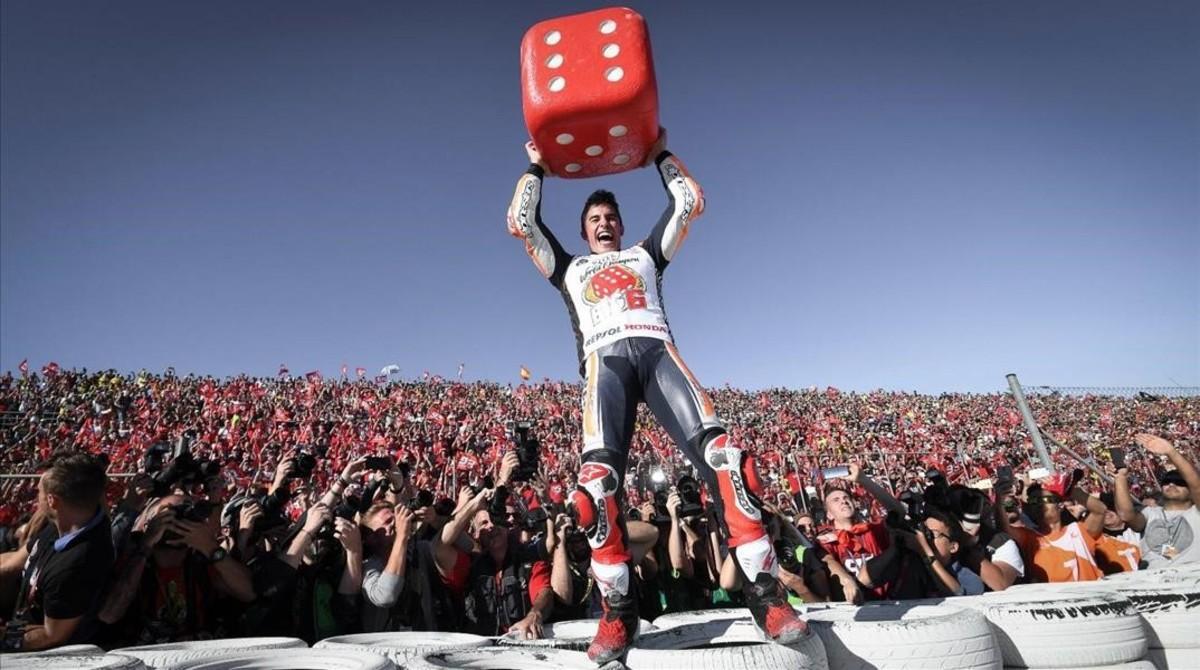 Marc Márquez se convirtió, el pasado noviembre, en Cheste (Valencia), en ’Big 6’ al conquistar su sexto título mundial.