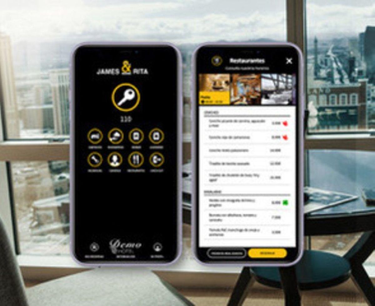 La app de gestión hotelera de James&Rita. La app de gestión hotelera de James&Rita.