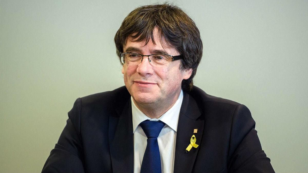 Carles Puigdemont, durante una reunión en Berlín con diputados de Junts per Catalunya. Carles Puigdemont, durante una reunión en Berlín con diputados de Junts per Catalunya.