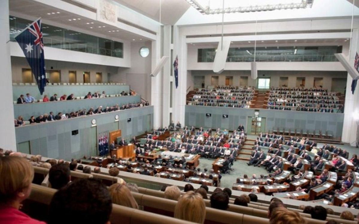 El parlamento de Australia. El parlamento de Australia.