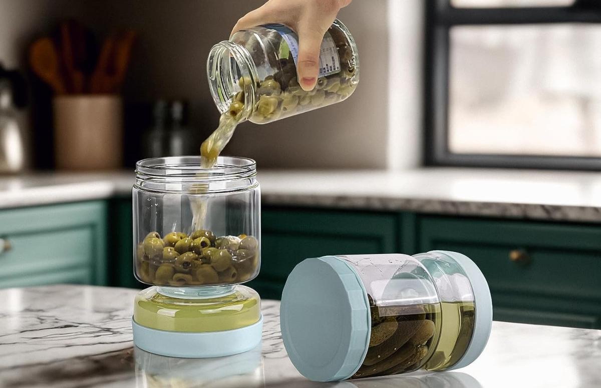 Este tarro de cristal es la mejor forma de conservar aceitunas y encurtidos Este tarro de cristal es la mejor forma de conservar aceitunas y encurtidos