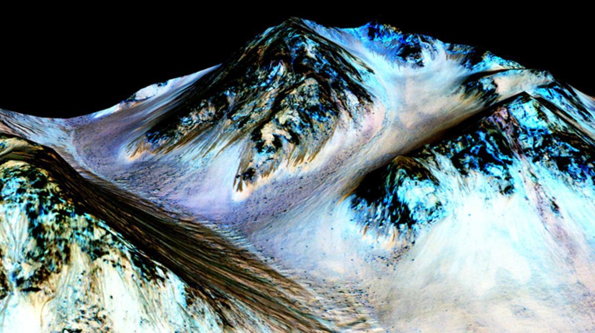 transmitir Calamidad flexible La NASA encuentra agua líquida en Marte