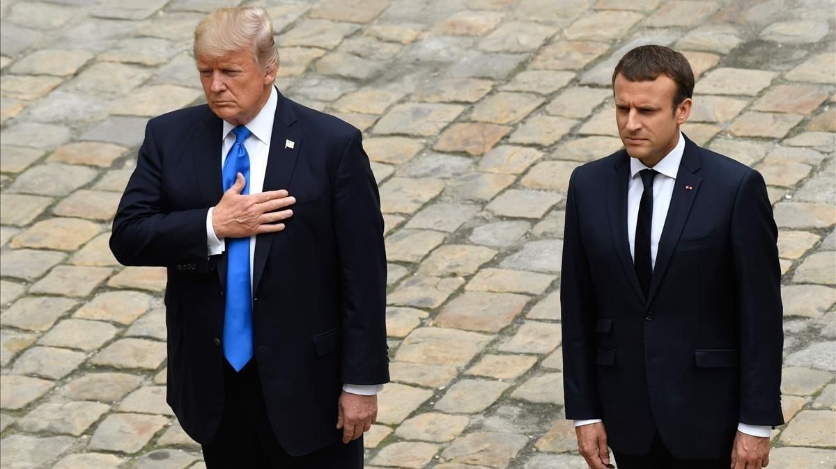 Tregua en la guerra que libran Macron y Trump por la tasa digital Tregua en la guerra que libran Macron y Trump por la tasa digital