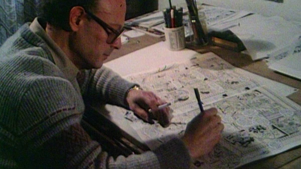 Francisco Ibáñez, en sus estudio. Francisco Ibáñez, en sus estudio.