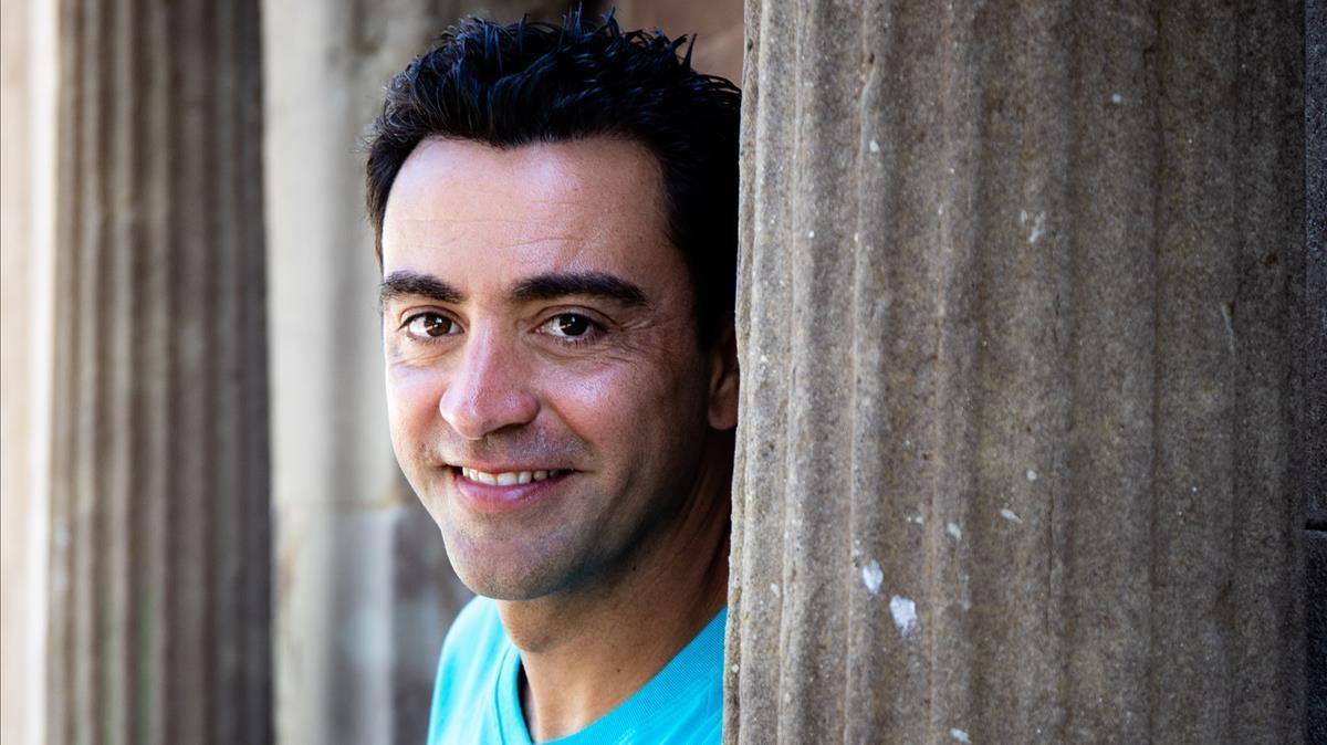Xavi Hernández, en una visita al campus deportivo que dirige. Xavi Hernández, en una visita al campus deportivo que dirige.