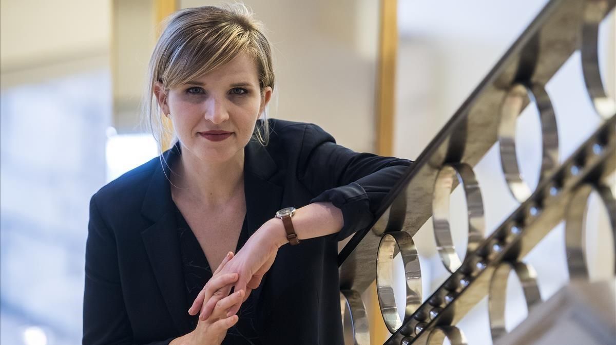 La historiadora y memorialista estadounidense Tara Westover, el pasado viernes en Barcelona. La historiadora y memorialista estadounidense Tara Westover, el pasado viernes en Barcelona.