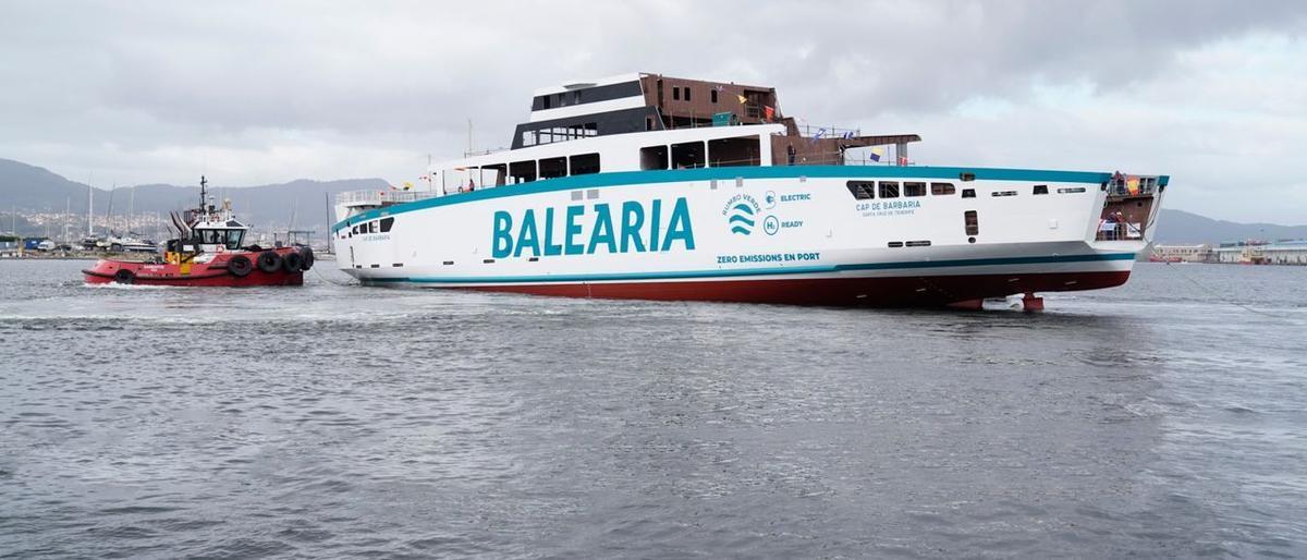 Balearia bota el primer ferry eléctrico de España, que unirá Ibiza y Formentera