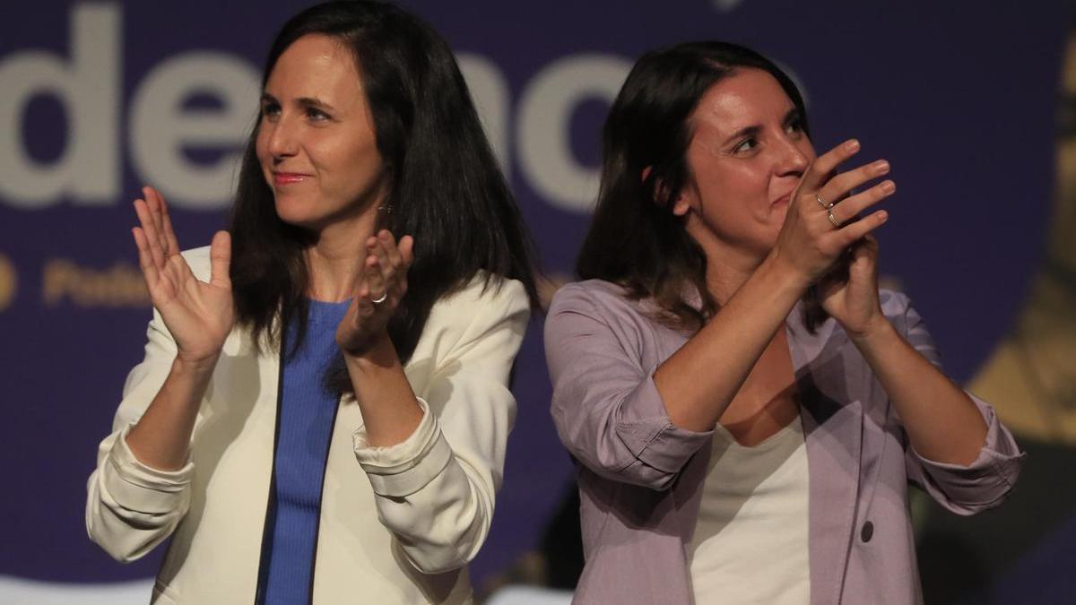 Belarra reivindica que Montero continúe como ministra para garantizar «las transformaciones feministas»
