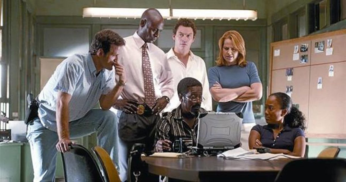 Los principales (y muy carismáticos) protagonistas del cuerpo de policía de Baltimore, en una imagen de ’The wire’. Los principales (y muy carismáticos) protagonistas del cuerpo de policía de Baltimore, en una imagen de ’The wire’.