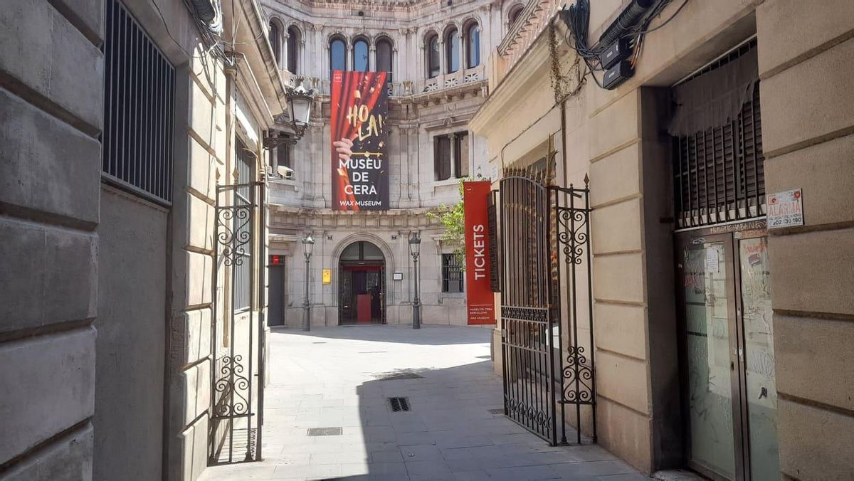 Aspecto de la fachada del nuevo Museu de la Cera. Aspecto de la fachada del nuevo Museu de la Cera.