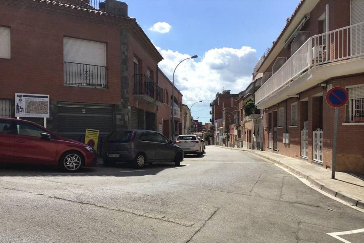 Tramo de la calle Castelló (Rubí) en el que se renovará la red de agua potable Tramo de la calle Castelló (Rubí) en el que se renovará la red de agua potable
