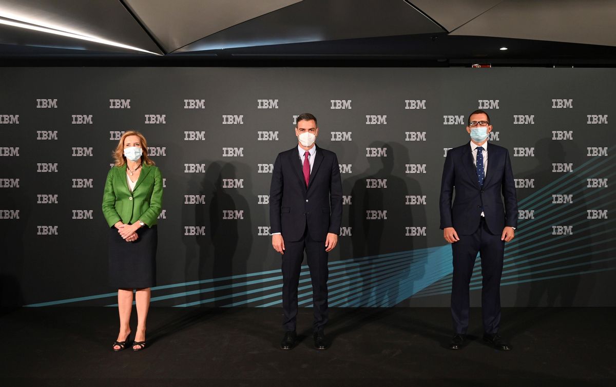 El presidente del Gobierno, Pedro Sánchez, visita las instalaciones de IBM. El presidente del Gobierno, Pedro Sánchez, visita las instalaciones de IBM.
