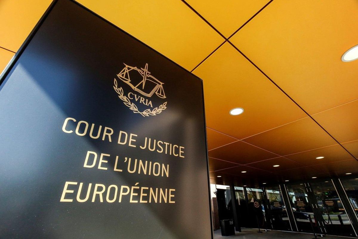 Entrada del Tribunal de Justicia de la Unión Europea en Luxemburgo. Entrada del Tribunal de Justicia de la Unión Europea en Luxemburgo.