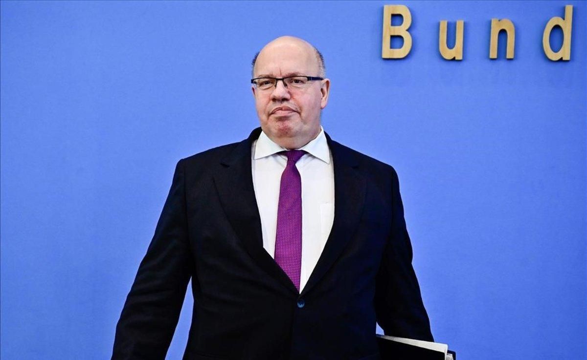 El ministro alemán de Economía, Peter Altmaier, en Berlín. El ministro alemán de Economía, Peter Altmaier, en Berlín.