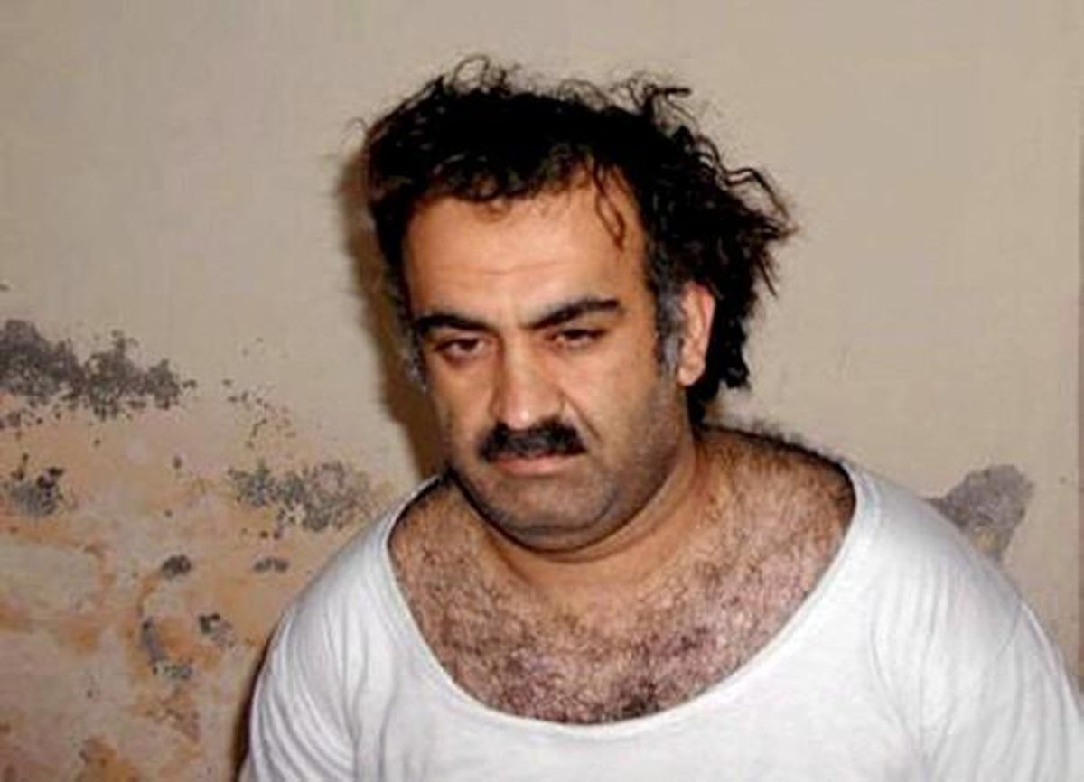 Imagen de Jalid Sheij Mohamed, considerado el cerebro de los atentados del 11-S, en marzo del 2003. Imagen de Jalid Sheij Mohamed, considerado el cerebro de los atentados del 11-S, en marzo del 2003.