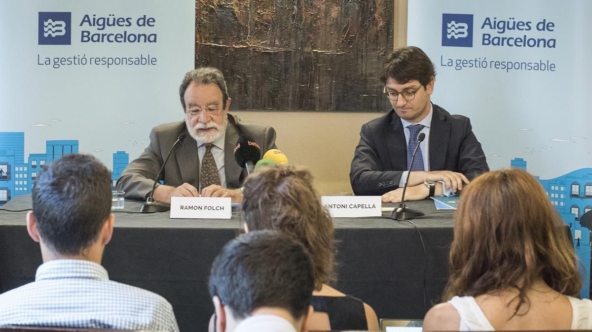 Presentación del Informe de Sostenibilitat 2017 de Aigües de Barcelona. Presentación del Informe de Sostenibilitat 2017 de Aigües de Barcelona.